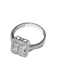 Solitaire  Ring  - Sterling Silver - Nefertiti Jewelry - 210.00 - Ring